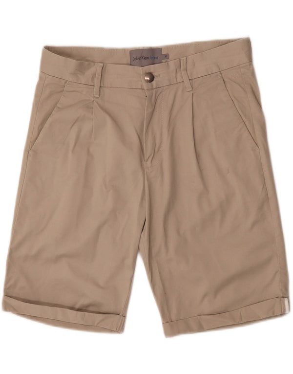 Calvin Klein Ανδρικό σορτς Chino με καρφίτσες W30 Medium Beige