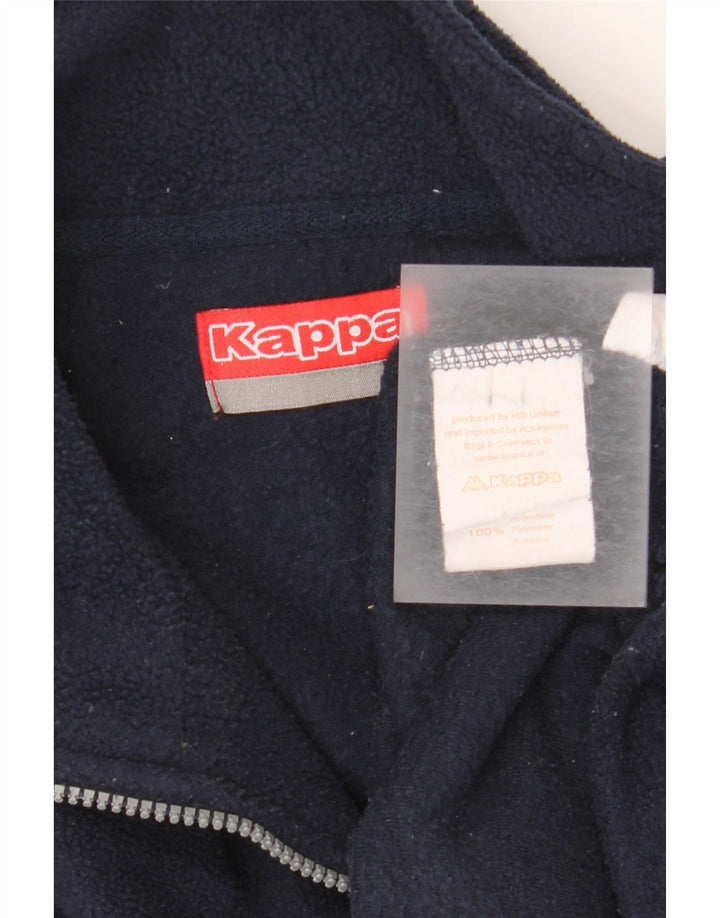 Kappa Ανδρικό φερμουάρ με φερμουάρ Fleece Jumper Medium Navy Blue Polyester Sports