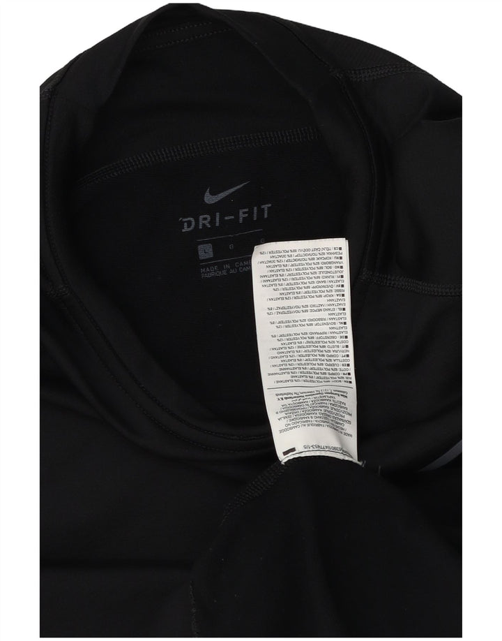 Ανδρικό τοπ Nike Dri Fit Μακρυμάνικο μεγάλο μαύρο πολυεστέρα