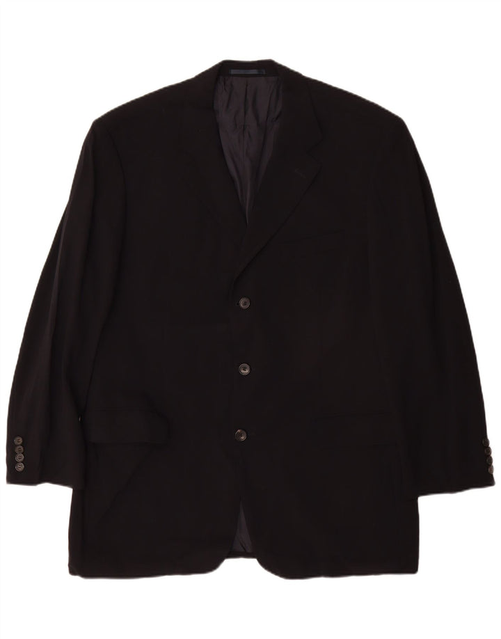 Ανδρικό σακάκι σακάκι Hugo Boss με 3 κουμπιά EU 54 2XL Navy Blue Virgin Wool