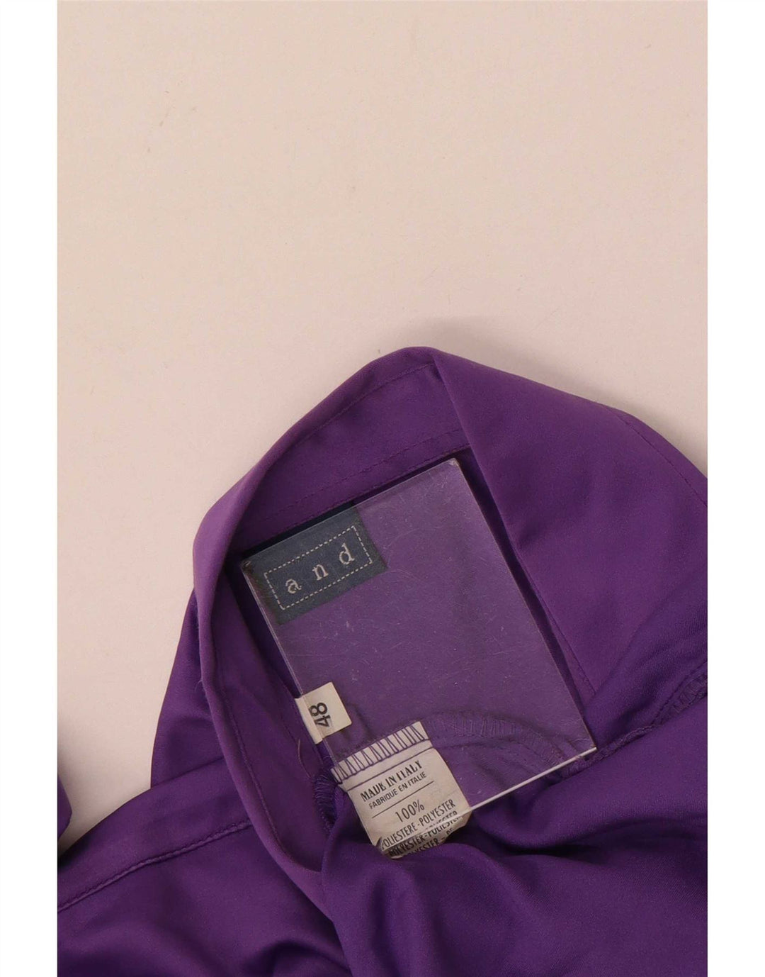 Και Γυναικείο Πουκάμισο Μπλούζα IT 48 XL Purple Polyester