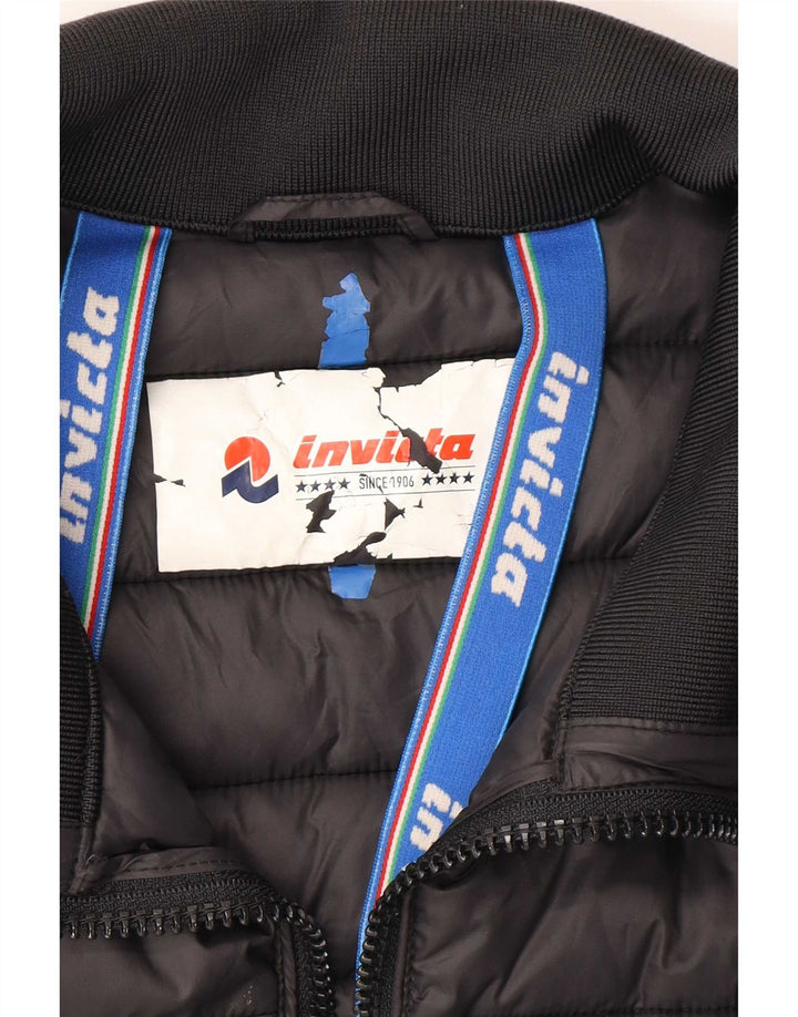 Ανδρικό μπουφάν Invicta με επένδυση UK 40 Large Black Polyamide