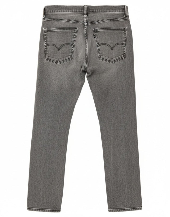 Levi's Mens 511 Slim Jeans W32 L32 Γκρι βαμβακερό