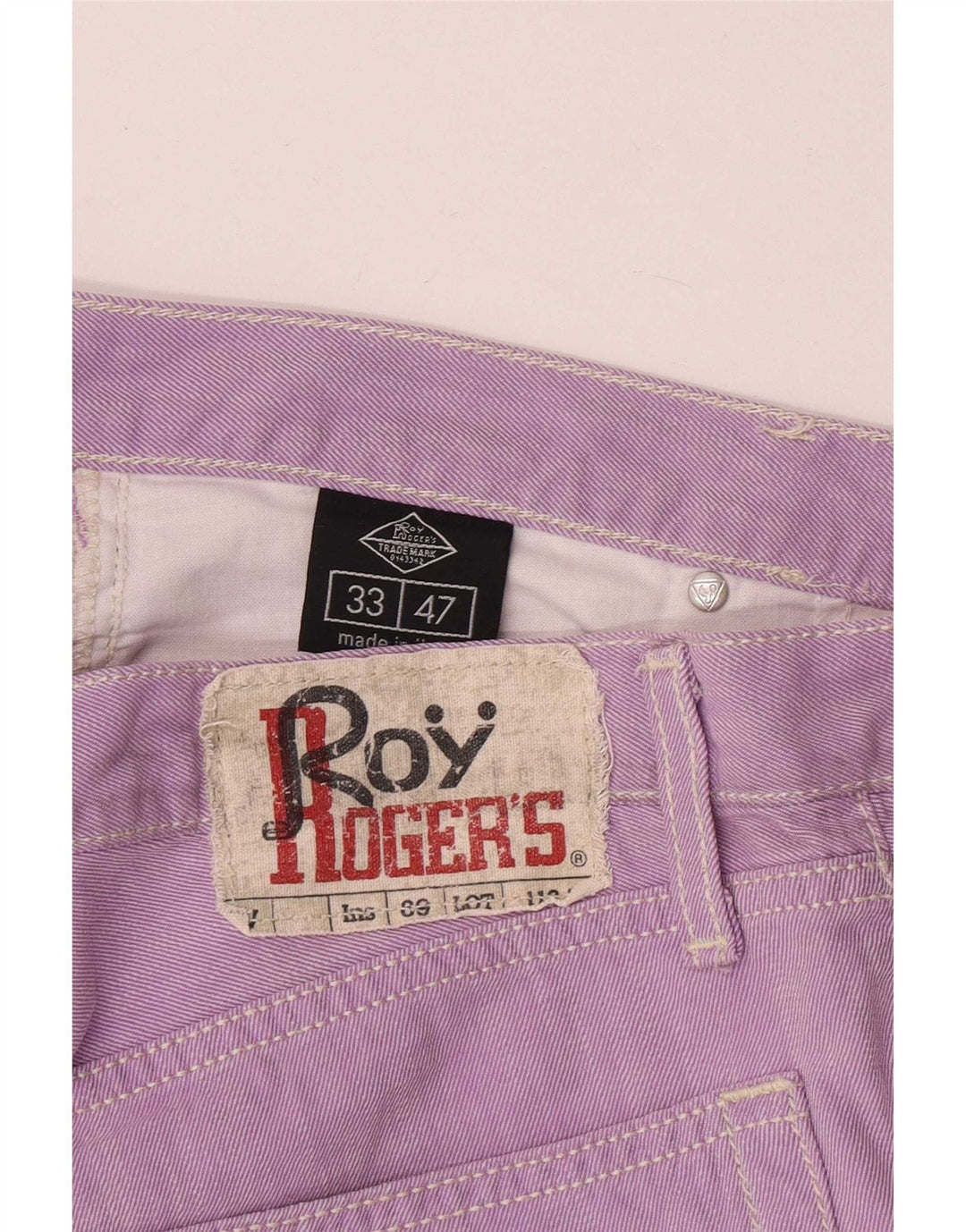 Roy Rogers Γυναικείο Slim Jeans W33 L32 Μωβ βαμβακερό