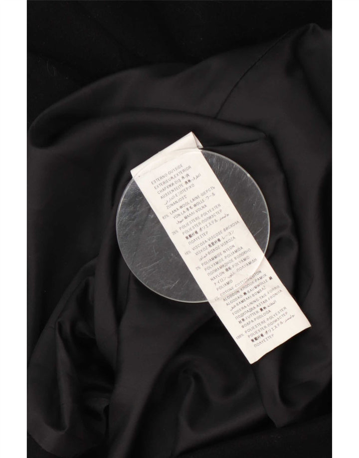Benetton Γυναικείο παλτό UK 8 Small Black Wool