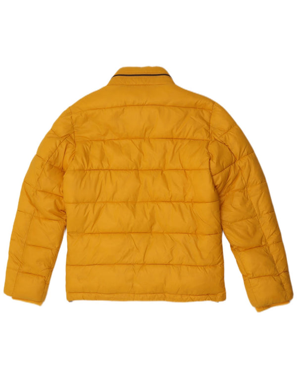 Guess Ανδρικό μπουφάν με κουκούλα UK 36 Small Yellow Nylon