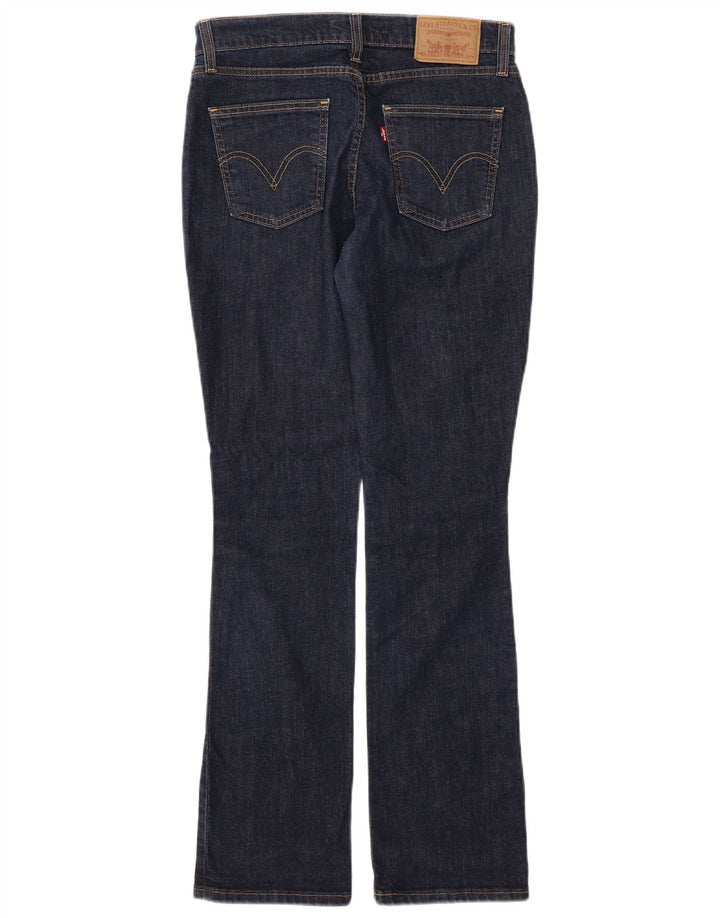 LEVI'S Γυναικείο τζιν ίσιο W30 L34 Navy Blue Cotton