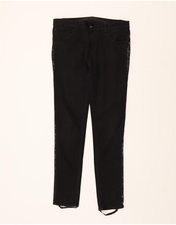 Marks & Spencer Γυναικεία Skinny Casual Παντελόνια UK 12 Medium W32 L30 Black Mo