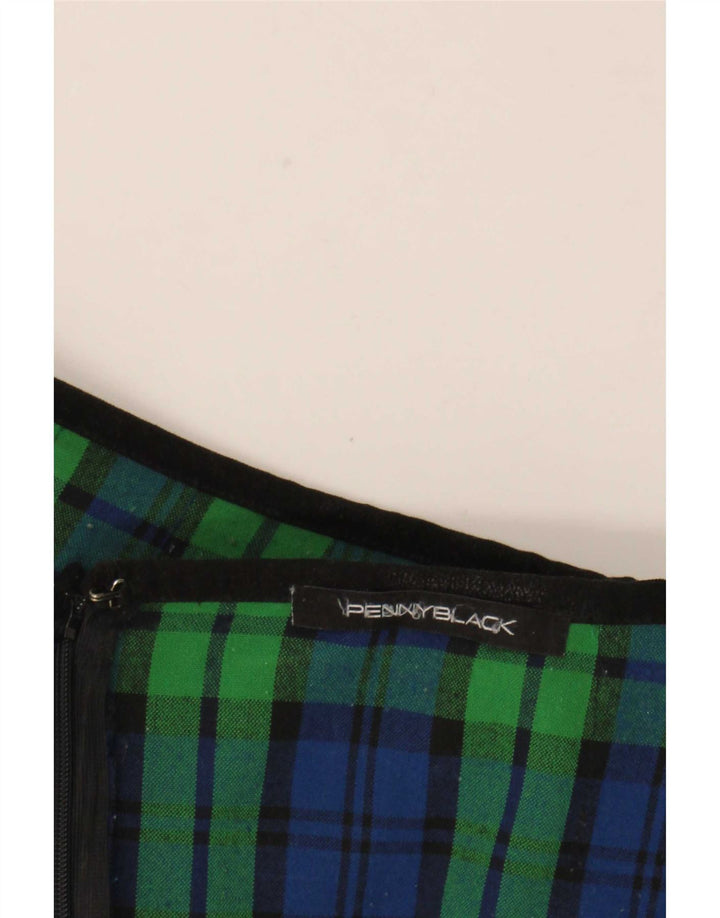 Penny Black Γυναικεία Μίνι Φούστα W31 Μεσαίο Πράσινο Check