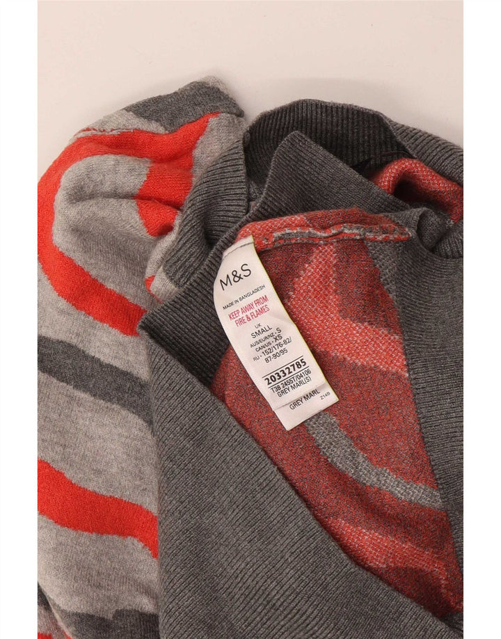Marks & Spencer Γυναικείο πουλόβερ με λαιμό χελώνα UK 10 Small Grey