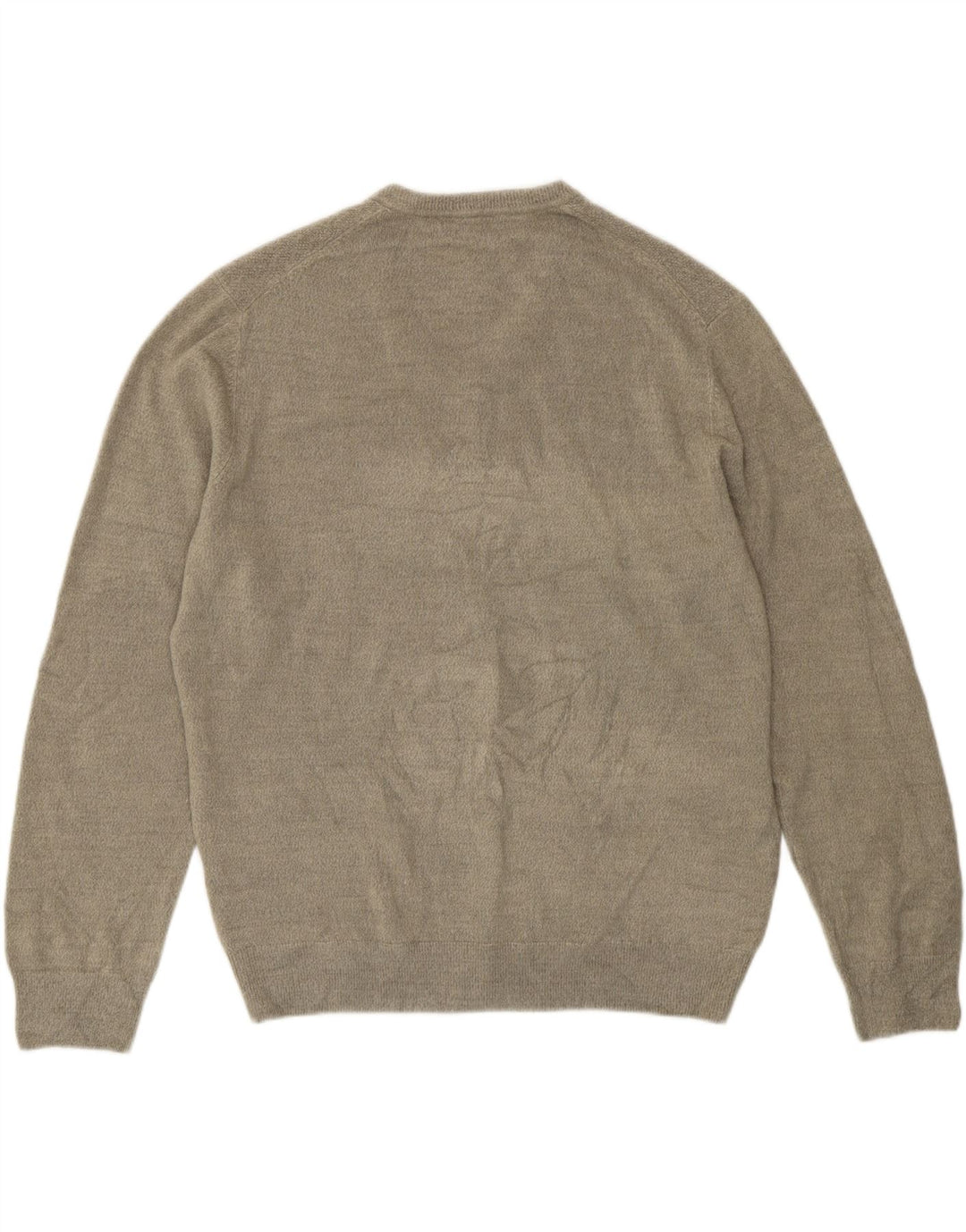 DOCKERS Mens V-Neck Jumper Sweater Large Grey Acrylic Vintage Dockers and Second-Hand Dockers from Messina Hembry 