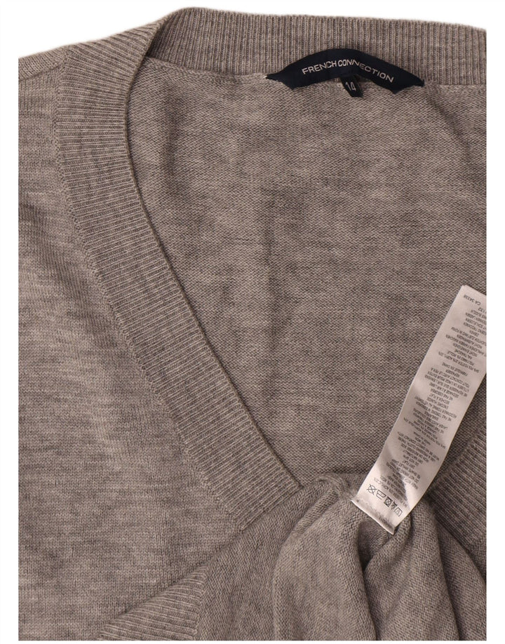 Γυναικείο φόρεμα γαλλικής σύνδεσης UK 14 Large Grey Flecked Polyester