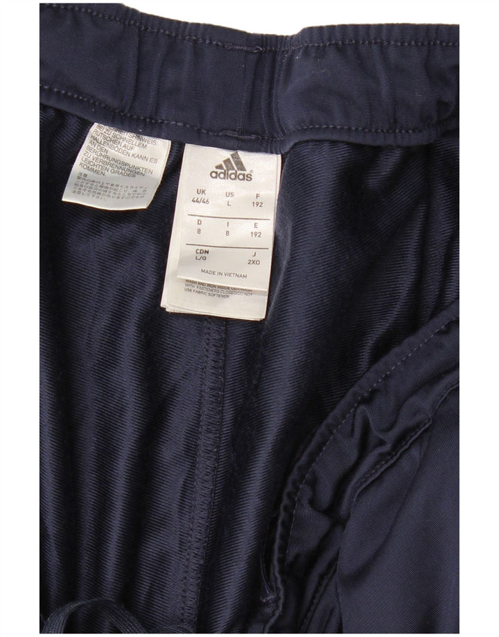 Ανδρική φόρμα ADIDAS Παντελόνι Joggers UK 44/46 Large W36 L32 Navy Blue