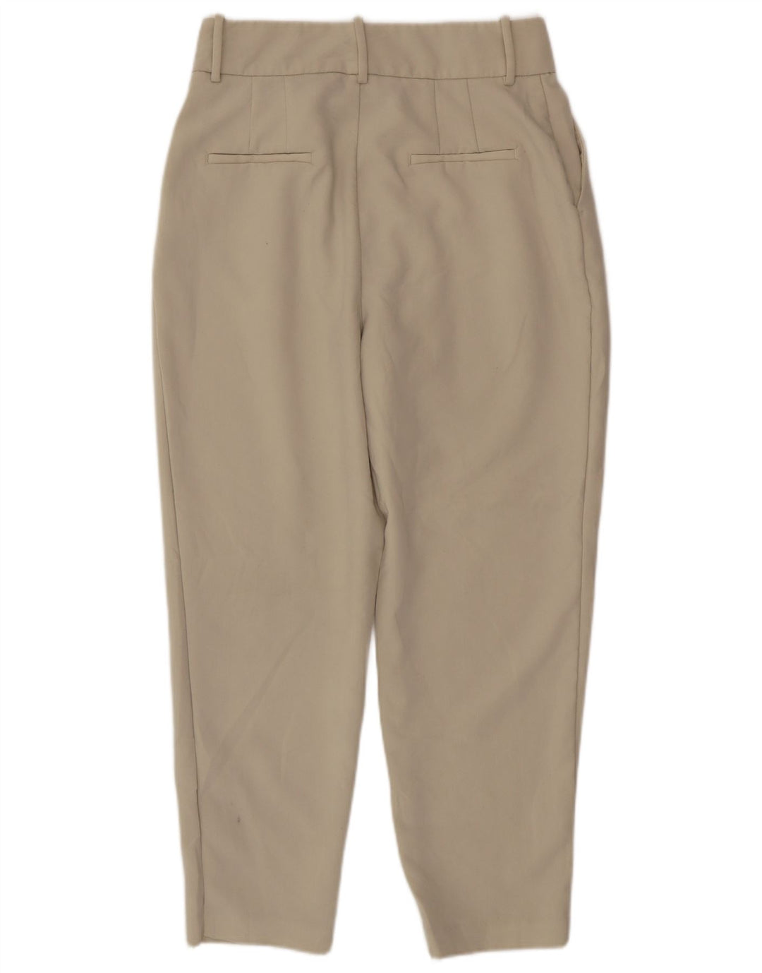 Zara Γυναικείο κωνικό παντελόνι μεγάλο W30 L26 Beige Polyester