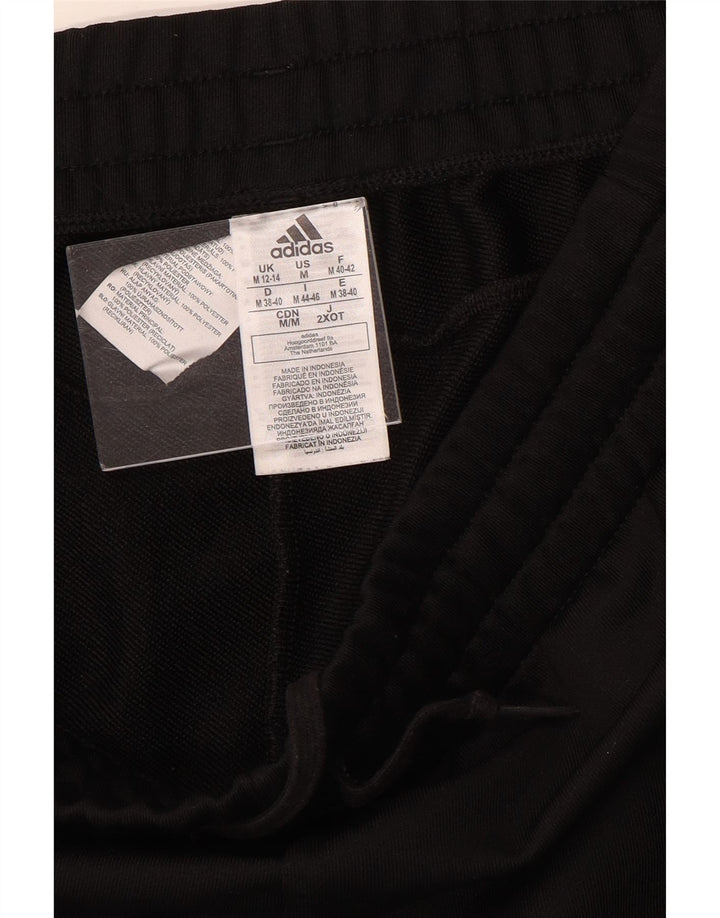 Γυναικεία αθλητική φόρμα Adidas Παντελόνι Joggers UK 12/14 Μεσαίο μαύρο πολυεστέρα