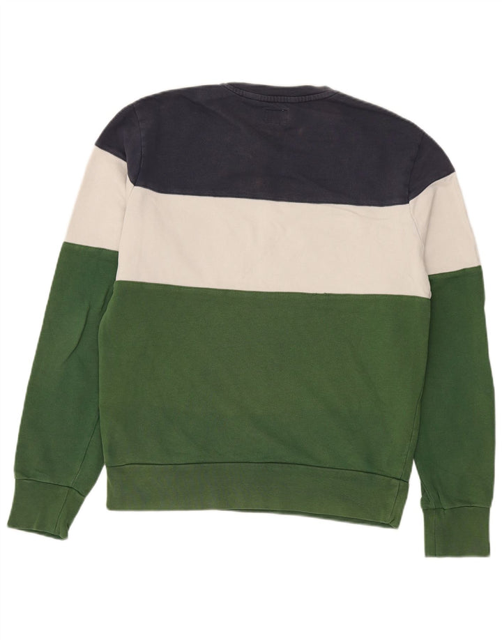 Ανδρικό γραφικό φούτερ Levi's Small Green Colourblock Βαμβακερό