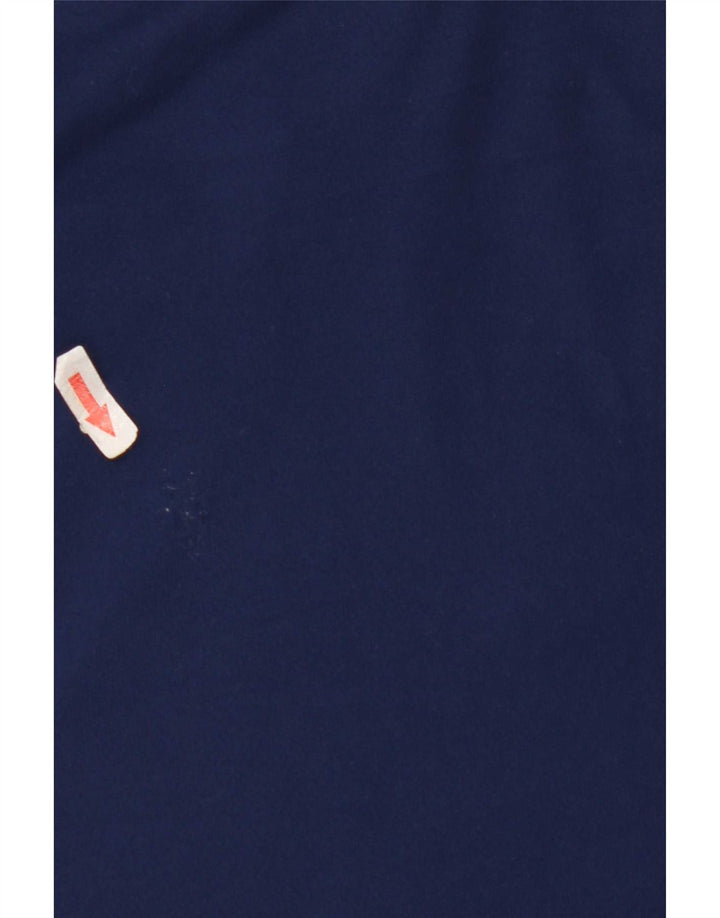 Ανδρικό T-Shirt Climalite Adidas Top Medium Navy Blue Colorblock Πολυεστέρας