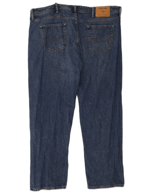 Jack & Jones Ανδρικό Τζιν Mike Straight W40 L30 Μπλε βαμβακερό
