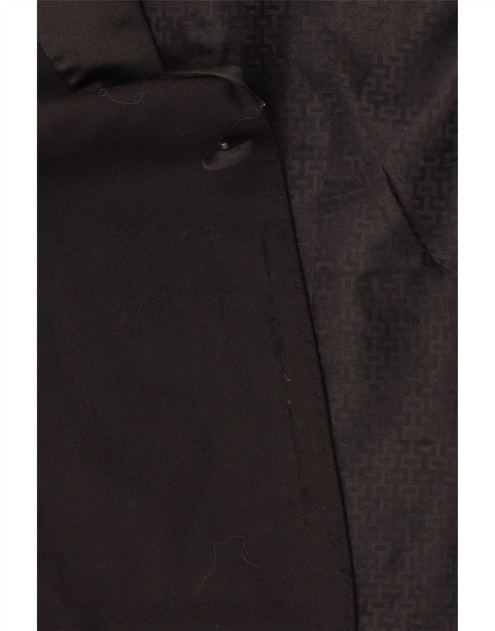 Marks & Spencer Ανδρικό σακάκι σακάκι 1 κουμπιού UK 46 XL μαύρο νέο μαλλί
