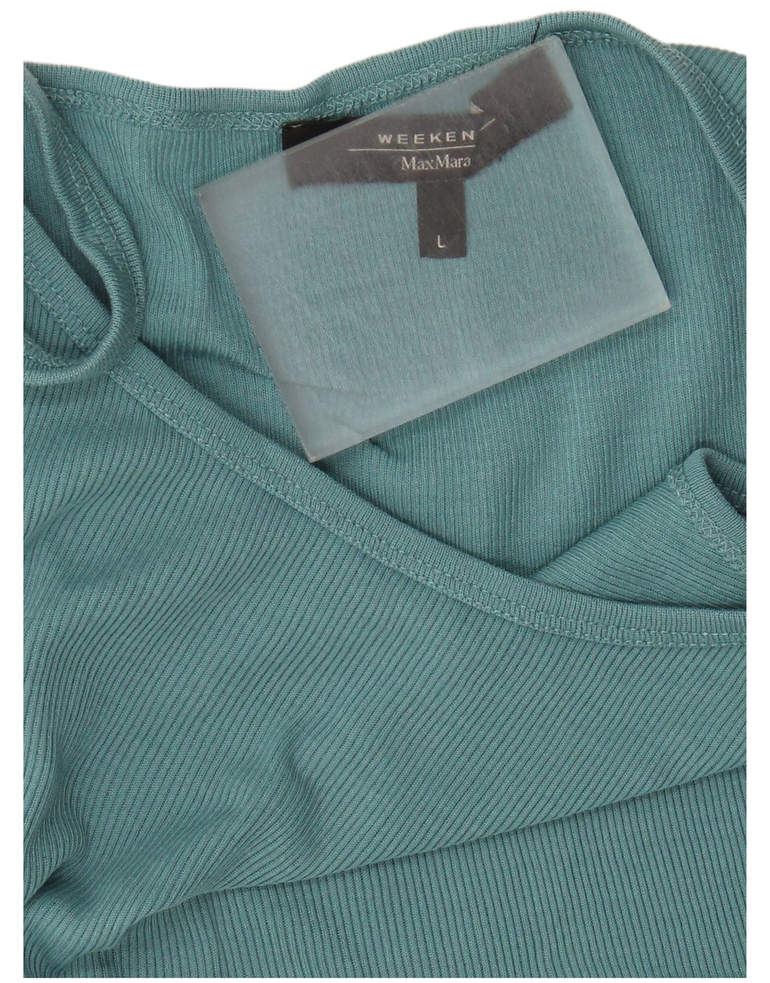 Max Mara Womens Weekend Crop Cami Top UK 14 Large Blue