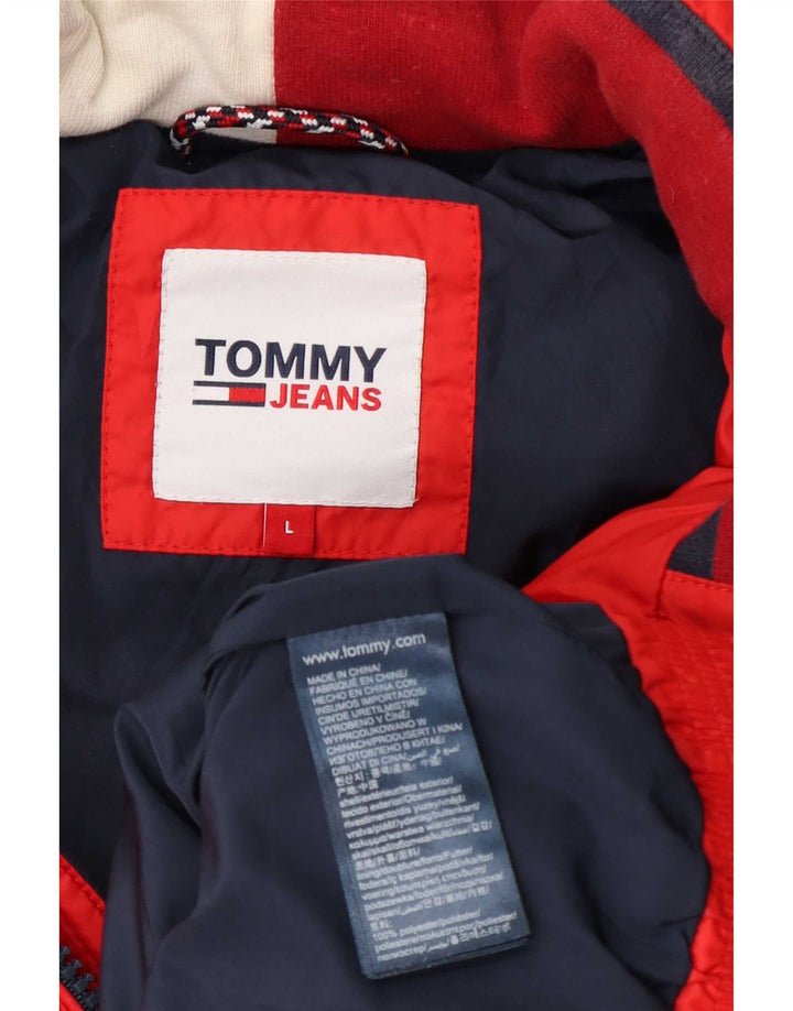 Tommy Hilfiger Ανδρικό μπουφάν UK 40 Large Red Polyester