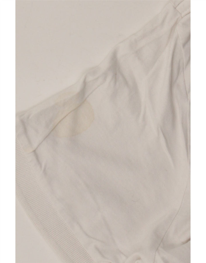 French Connection Ανδρικό Πόλο Μπλουζάκι XL Λευκό βαμβακερό