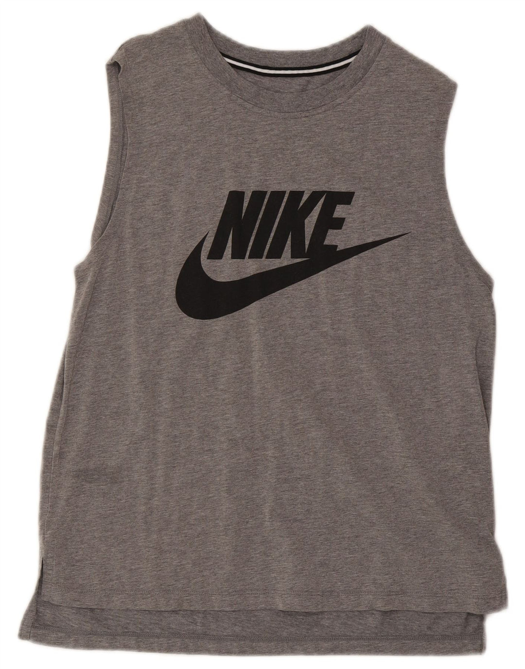 Ανδρικό γραφικό γιλέκο Nike, βαμβακερό μεσαίο γκρι