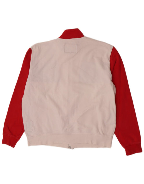 Πόλο Ασν. Ανδρική αθλητική φόρμα Top Jacket 4XL White Colourblock Βαμβακερό
