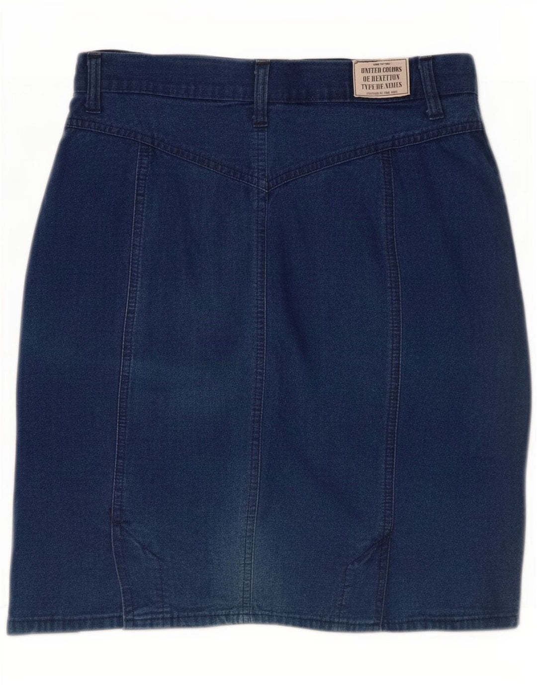 Γυναικεία Τζιν Φούστα Benetton IT 44 Medium W28 Μπλε Βαμβακερή