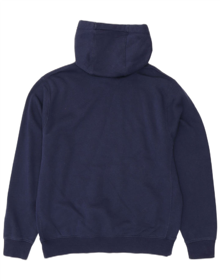 Ανδρικό φούτερ με κουκούλα NIKE, μεσαίο μπλε βαμβακερό