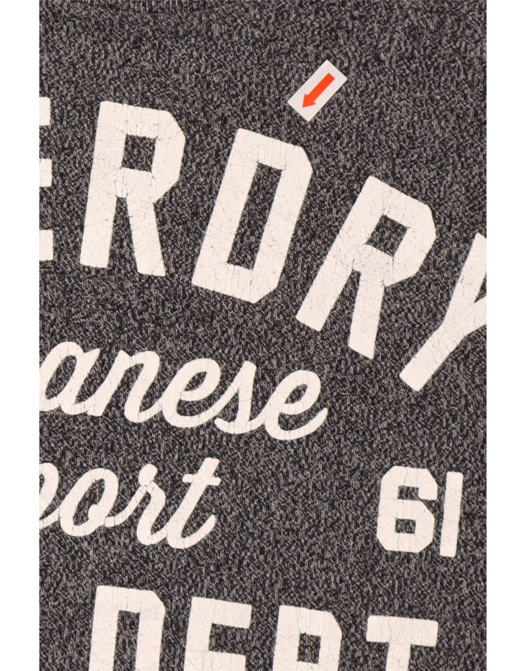 Ανδρικό γραφικό μπλουζάκι SUPERDRY Τοπ μεσαίου γκρι βαμβακερό