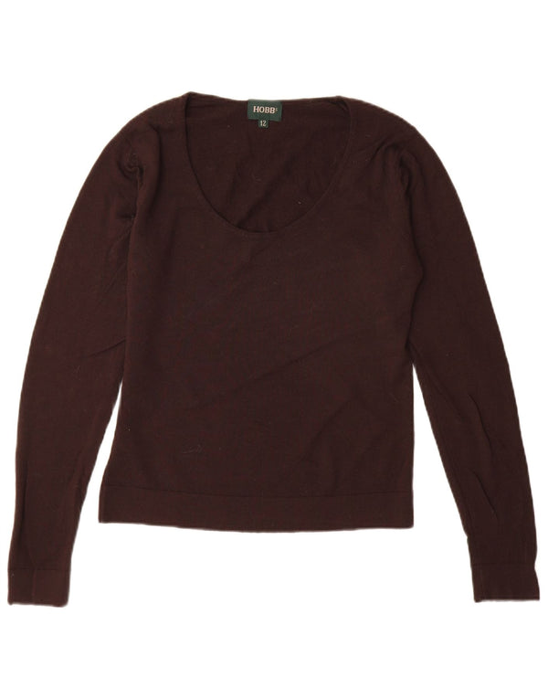 HOBBS Γυναικείο πουλόβερ με λαιμόκαυστο UK 12 Μεσαίο καφέ νέο μαλλί