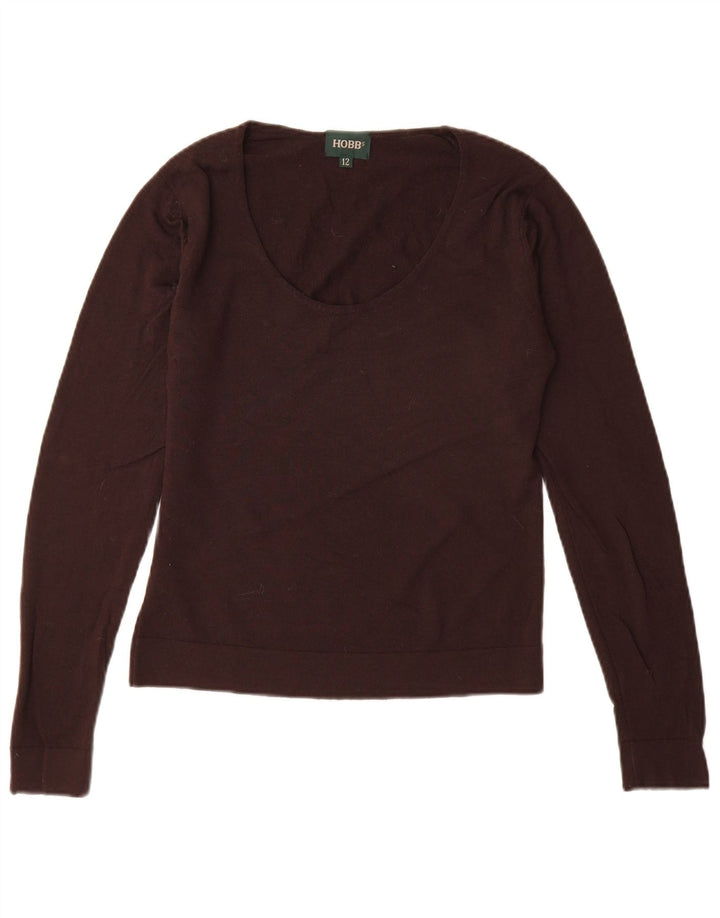 HOBBS Γυναικείο πουλόβερ με λαιμόκαυστο UK 12 Μεσαίο καφέ νέο μαλλί