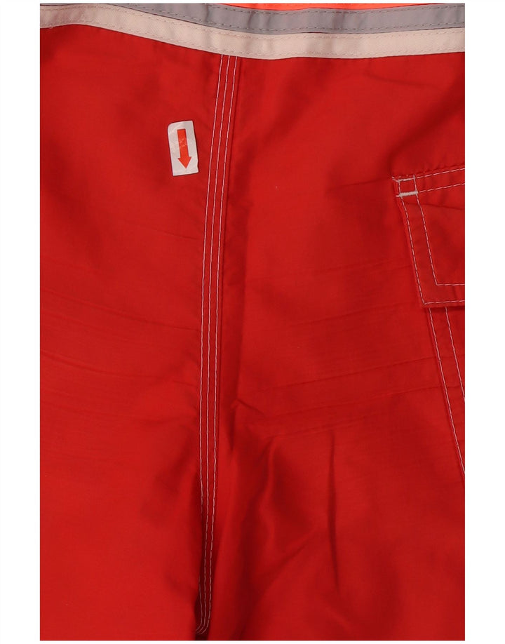 Ανδρικό γραφικό σορτς κολύμβησης Sundek μεγάλο κόκκινο νάιλον