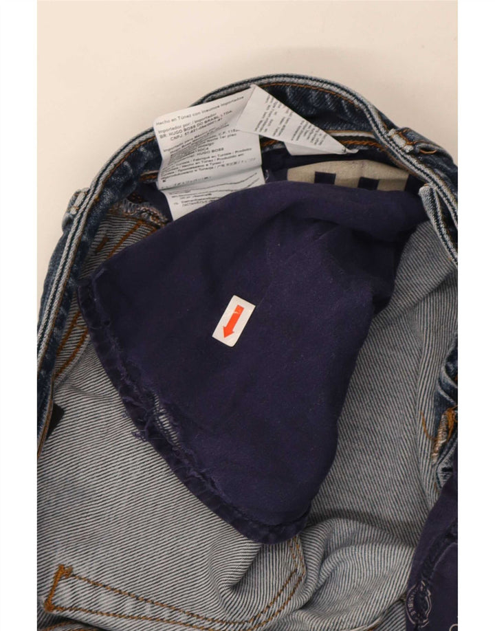 Ανδρικό τζιν ίσιο Hugo Boss W33 L30 Μπλε βαμβακερό