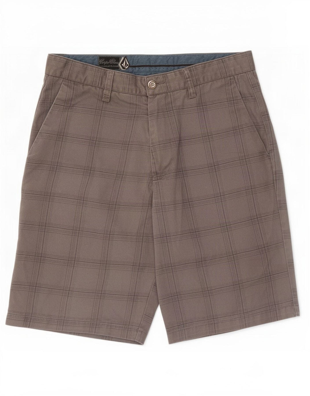 Ανδρικό σορτς Chino Volcom Medium W32 Grey Check