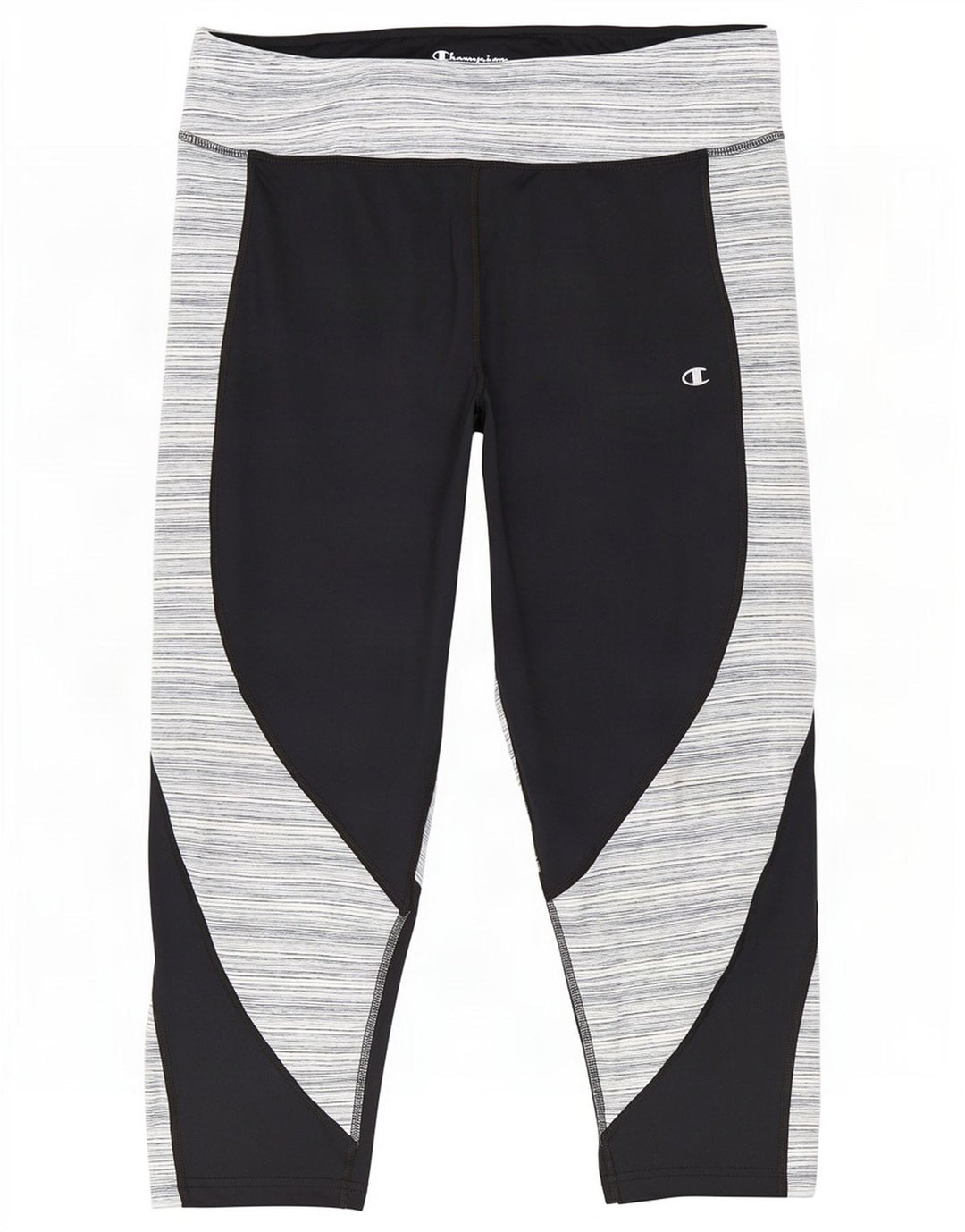 Champion Γυναικεία κολάν Capri UK 20 2XL Μαύρος πολυεστέρας με ρίγες