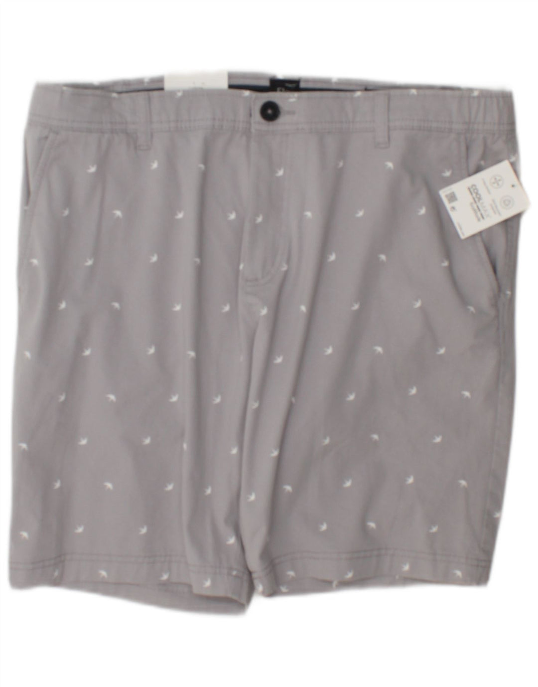 Ανδρικό σορτς chino με αφηρημένο σχέδιο C & A W38 XL Γκρι βαμβακερό