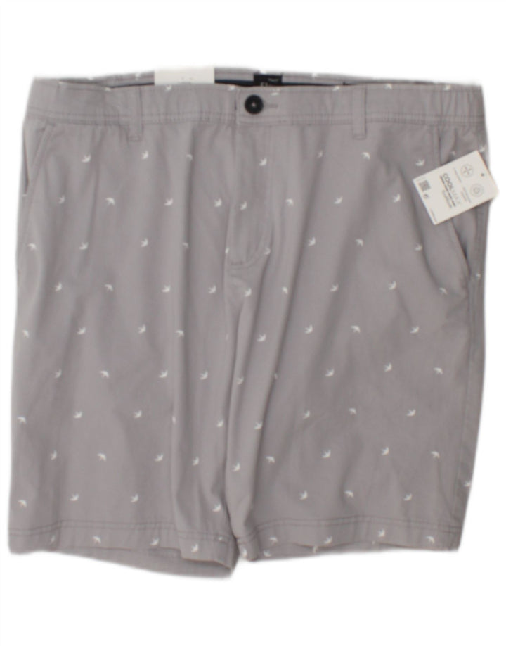 Ανδρικό σορτς chino με αφηρημένο σχέδιο C & A W38 XL Γκρι βαμβακερό