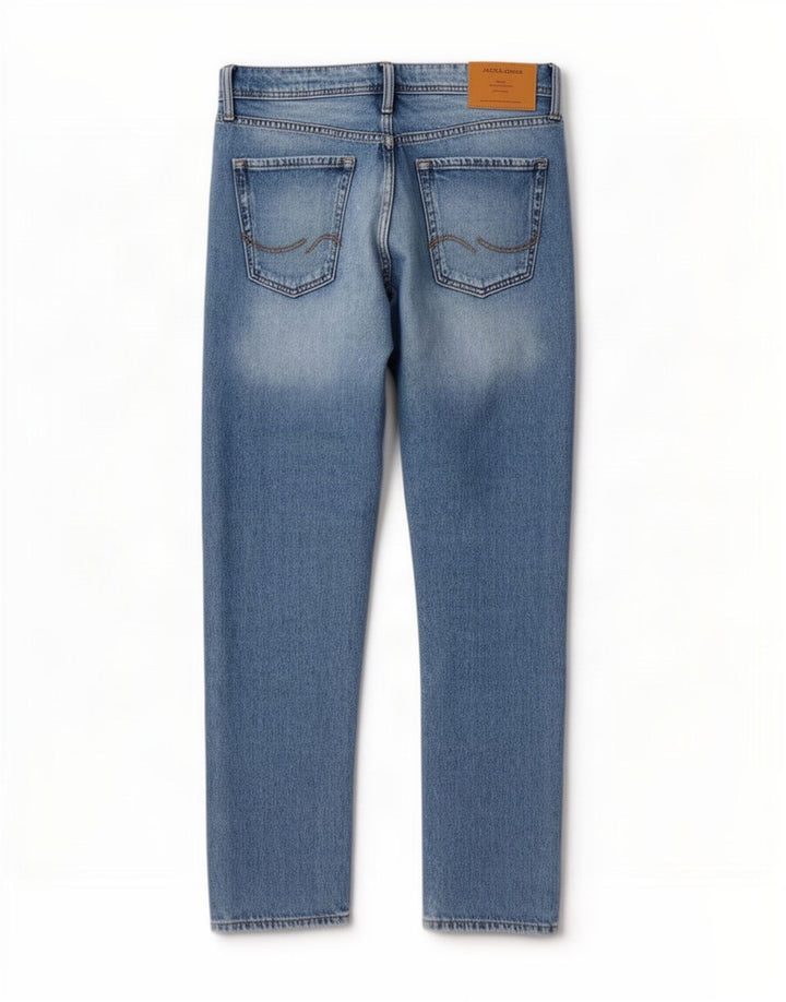 Jack & Jones Ανδρικό τζιν Chris Straight W30 L32 Μπλε βαμβακερό