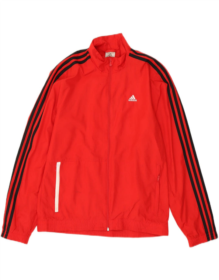 Ανδρική αθλητική φόρμα γραφικών Adidas Top Jacket Μικρό κόκκινο πολυεστέρα