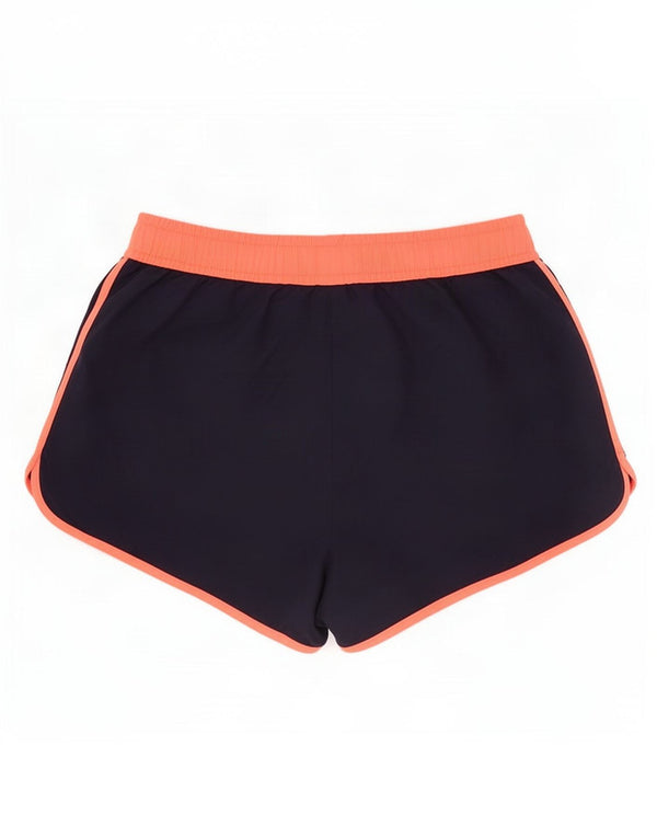 Mountain Warehouse Womens Sport Shorts UK 14 Large Navy Blue Colourblock