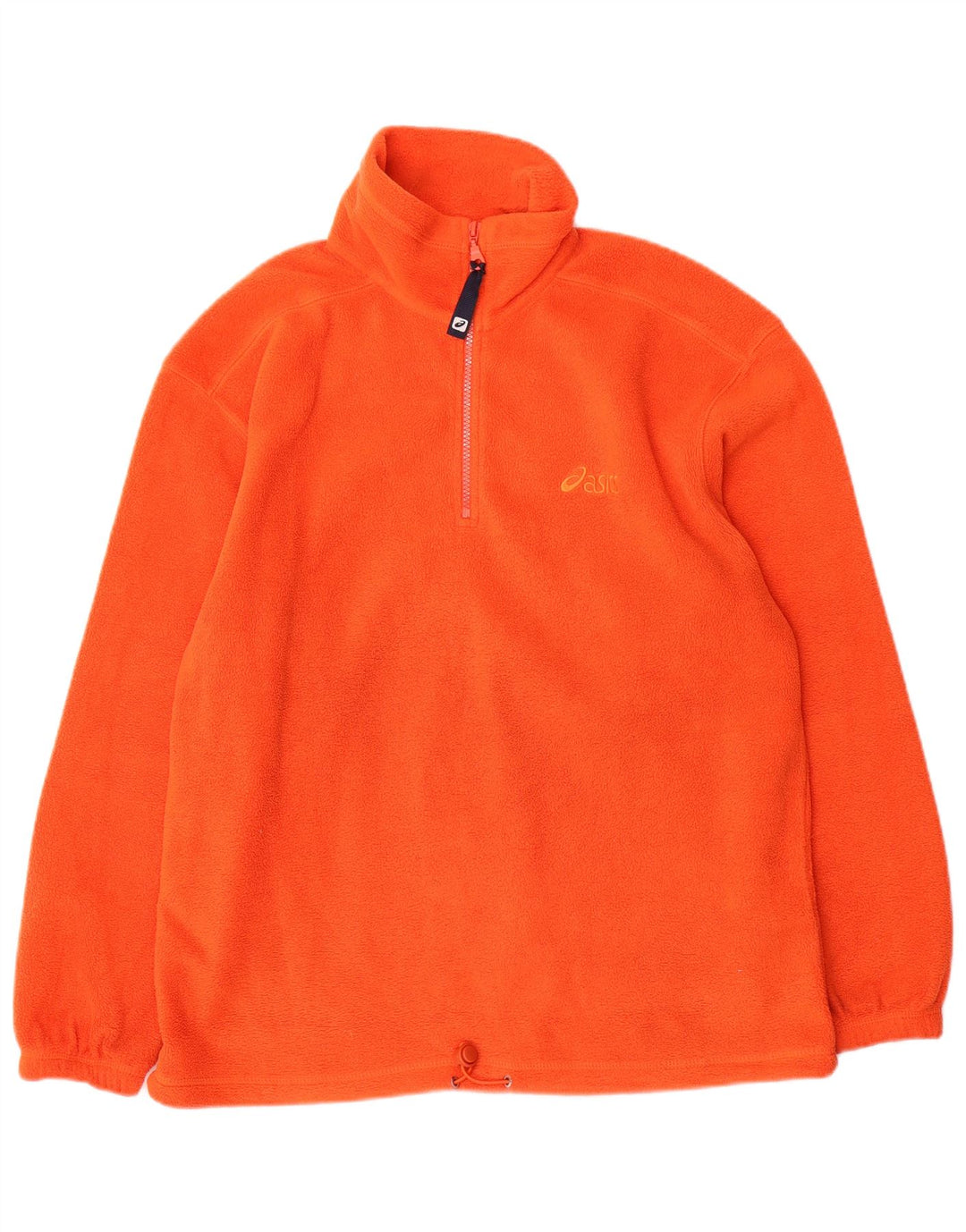 Asics Ανδρικό φερμουάρ Fleece Jumper Μεσαίου Πορτοκαλί Πολυεστέρας