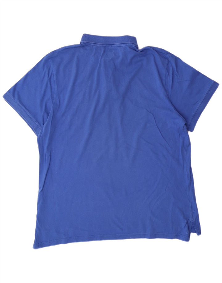 Ανδρικό πουκάμισο πόλο NIKE XL Μπλε βαμβακερό