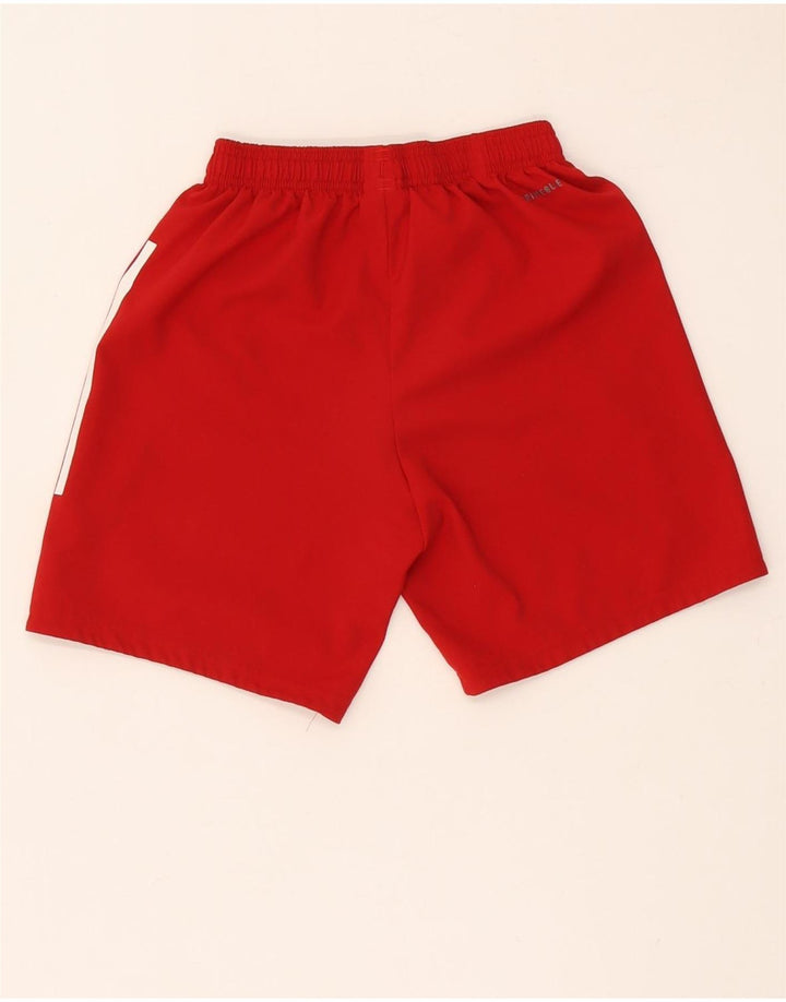 Adidas Boys Sport Short 11-12 Years Red Polyester
