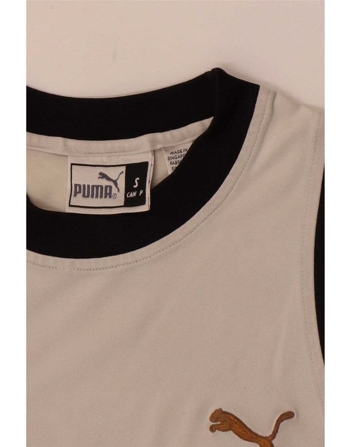 Ανδρικό T-Shirt Puma Top Small White Colourblock