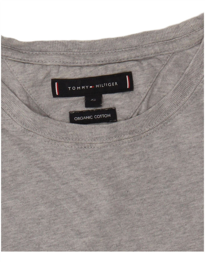 Ανδρικό T-Shirt TOMMY HILFIGER Top XS Γκρι βαμβακερό