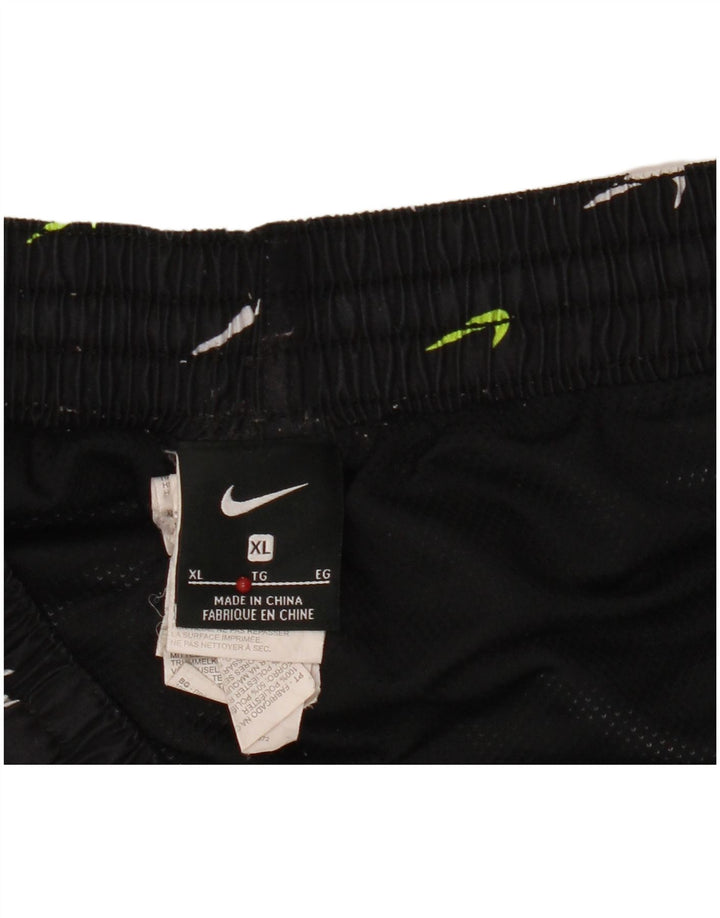 Ανδρικό γραφικό αθλητικό σορτς Nike XL μαύρο πολυεστέρα