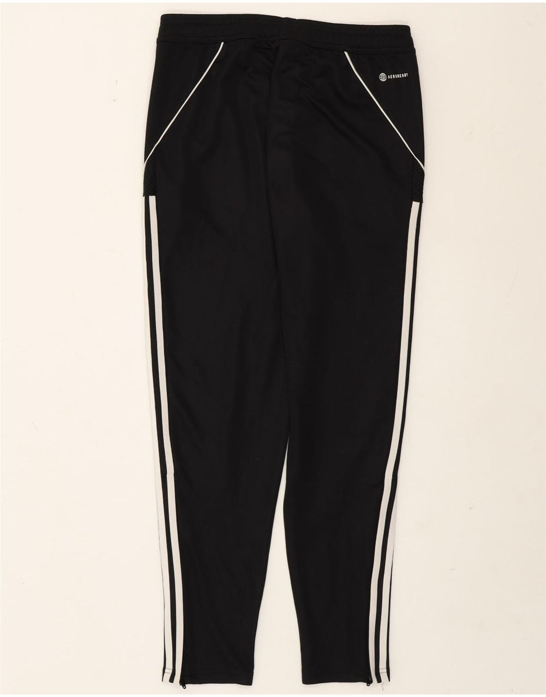 Ανδρική φόρμα Adidas Aeroready Slim Fit Παντελόνι μεσαίο μαύρο πολυεστέρα