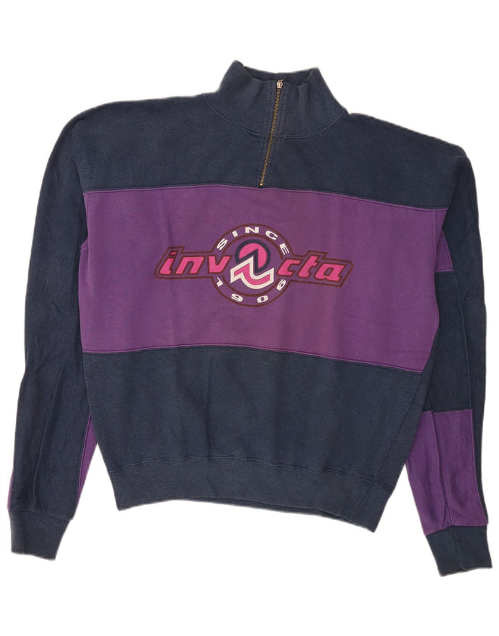 Ανδρικό γραφικό φούτερ Invicta Jumper Medium Navy Blue Colourblock